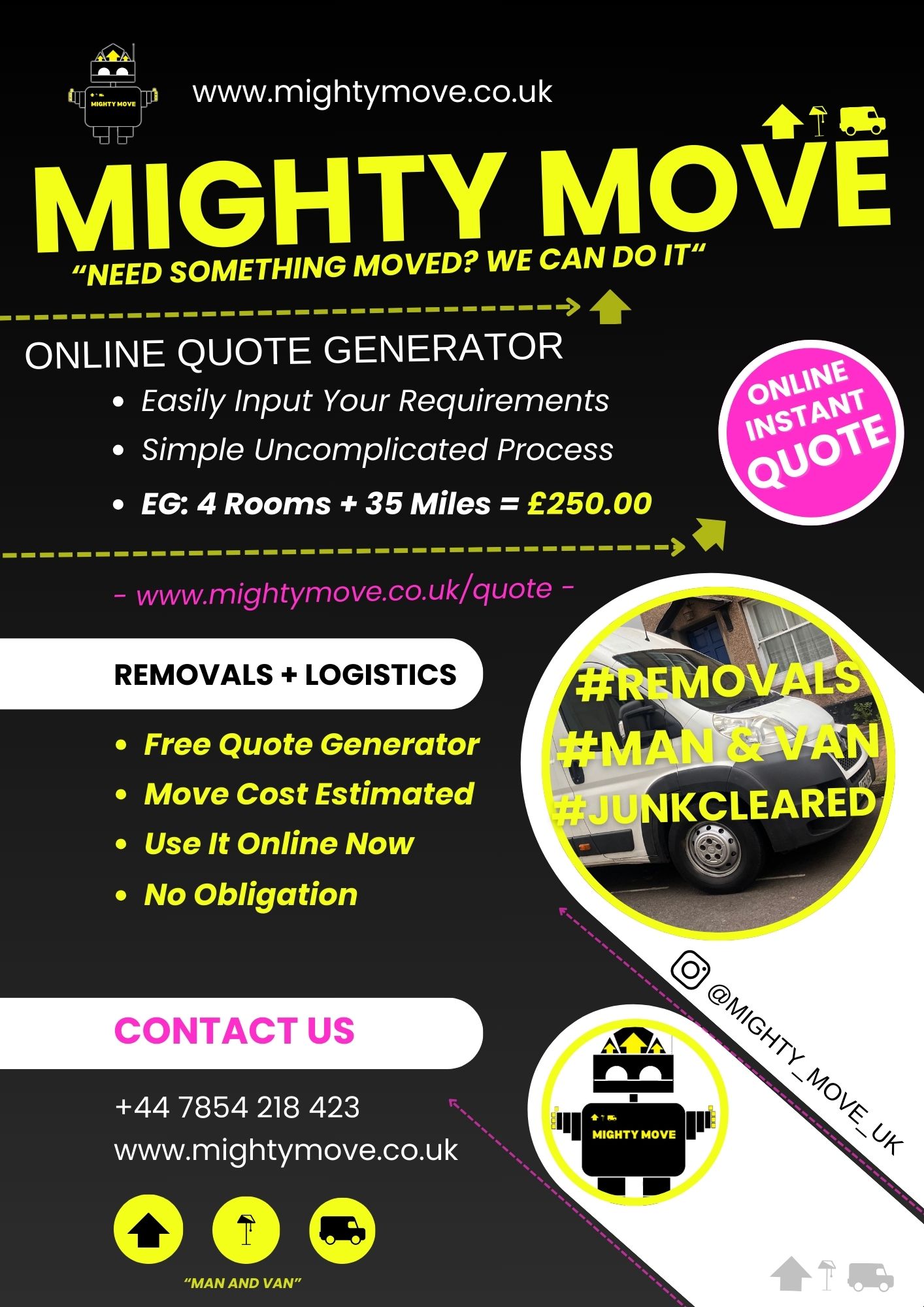 Mighty Move Monmouth Removal Company - Removals Monmouthshire Chepstow Usk Newport